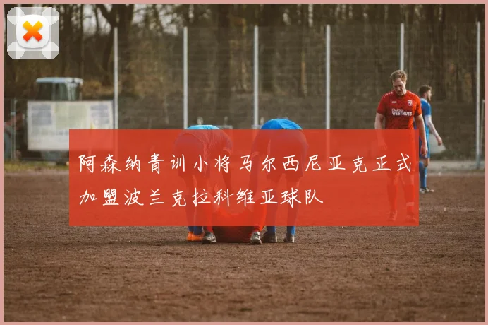 阿森纳青训小将马尔西尼亚克正式加盟波兰克拉科维亚球队
